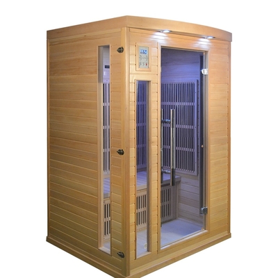 1750w houten droog 2 het Huissauna's van de Persoons Infrarode Sauna Binnen