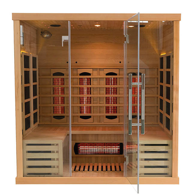 ODM Houten Zaal 3 van de Stoom Commerciële Infrarode Sauna Persoonsceder